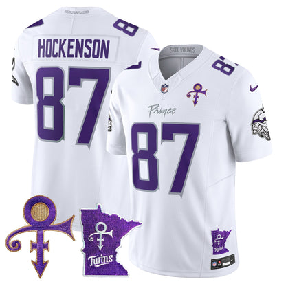 Men's Minnesota Vikings 2024 Prince Vapor Limited Jersey V2 - All Stitched