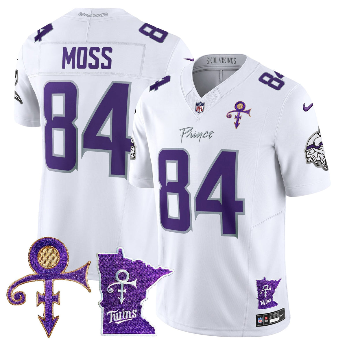 Men's Minnesota Vikings 2024 Prince Vapor Limited Jersey V2 - All Stitched