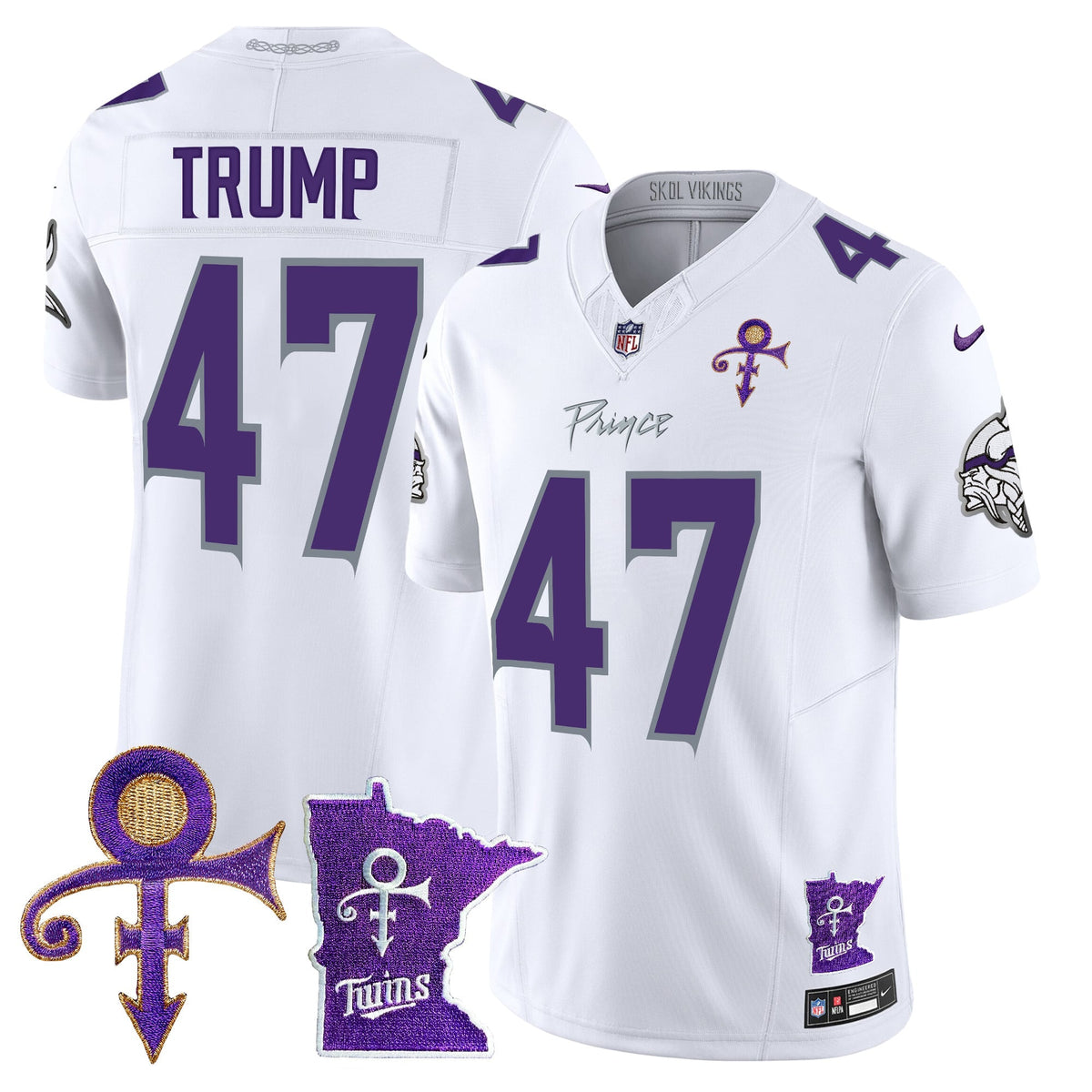 Men's Minnesota Vikings 2024 Prince Vapor Limited Jersey V2 - All Stitched
