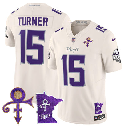Men's Minnesota Vikings 2024 Prince Vapor Limited Jersey V2 - All Stitched