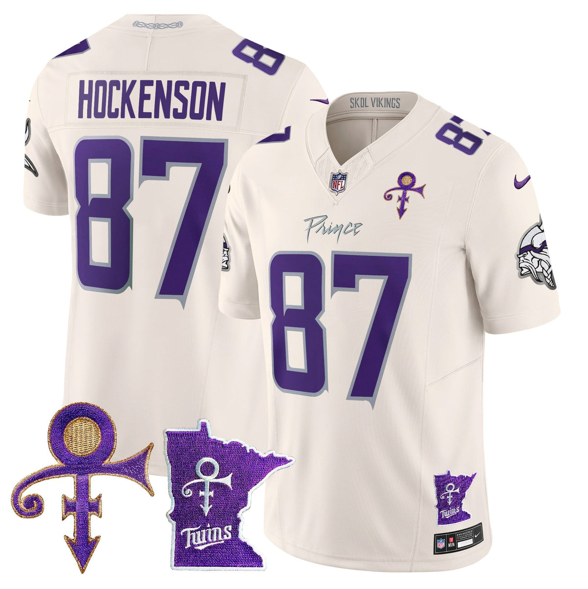 Men's Minnesota Vikings 2024 Prince Vapor Limited Jersey V2 - All Stitched