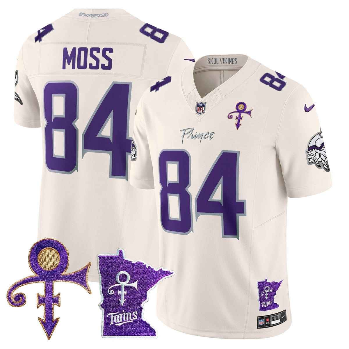 Men's Minnesota Vikings 2024 Prince Vapor Limited Jersey V2 - All Stitched