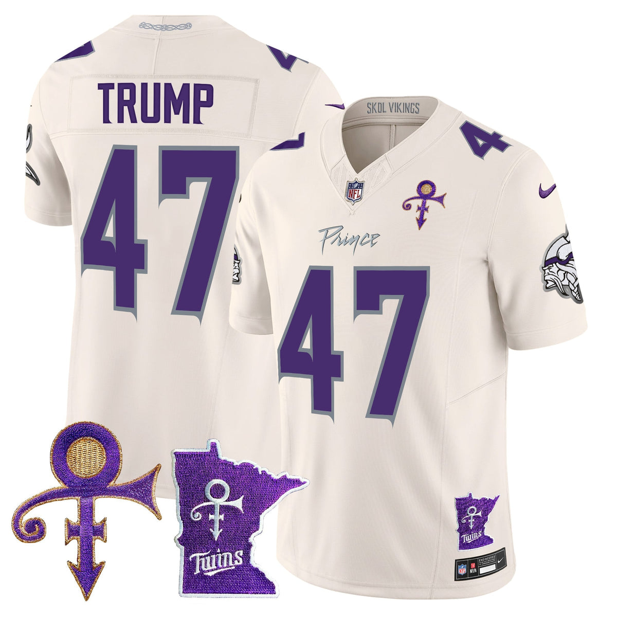 Men's Minnesota Vikings 2024 Prince Vapor Limited Jersey V2 - All Stitched