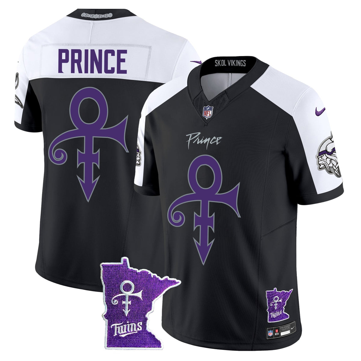 Men's Minnesota Vikings 2024 Prince Vapor Limited Jersey V2 - All Stitched