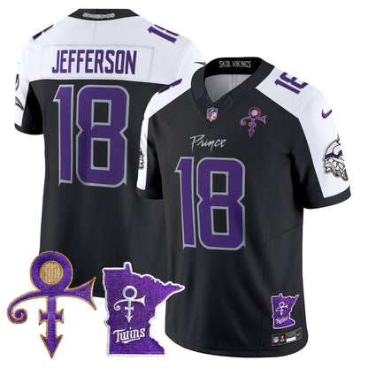 Men's Minnesota Vikings 2024 Prince Vapor Limited Jersey V2 - All Stitched