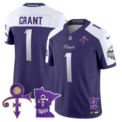 Men's Minnesota Vikings 2024 Prince Vapor Limited Jersey V2 - All Stitched