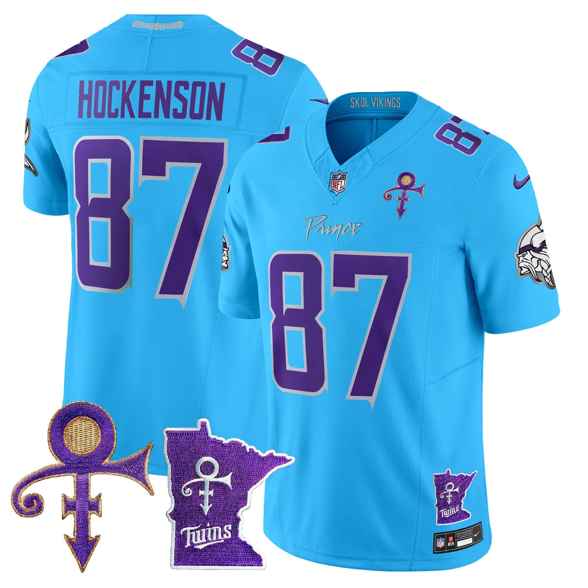 Men's Minnesota Vikings 2024 Prince Vapor Limited Jersey V2 - All Stitched