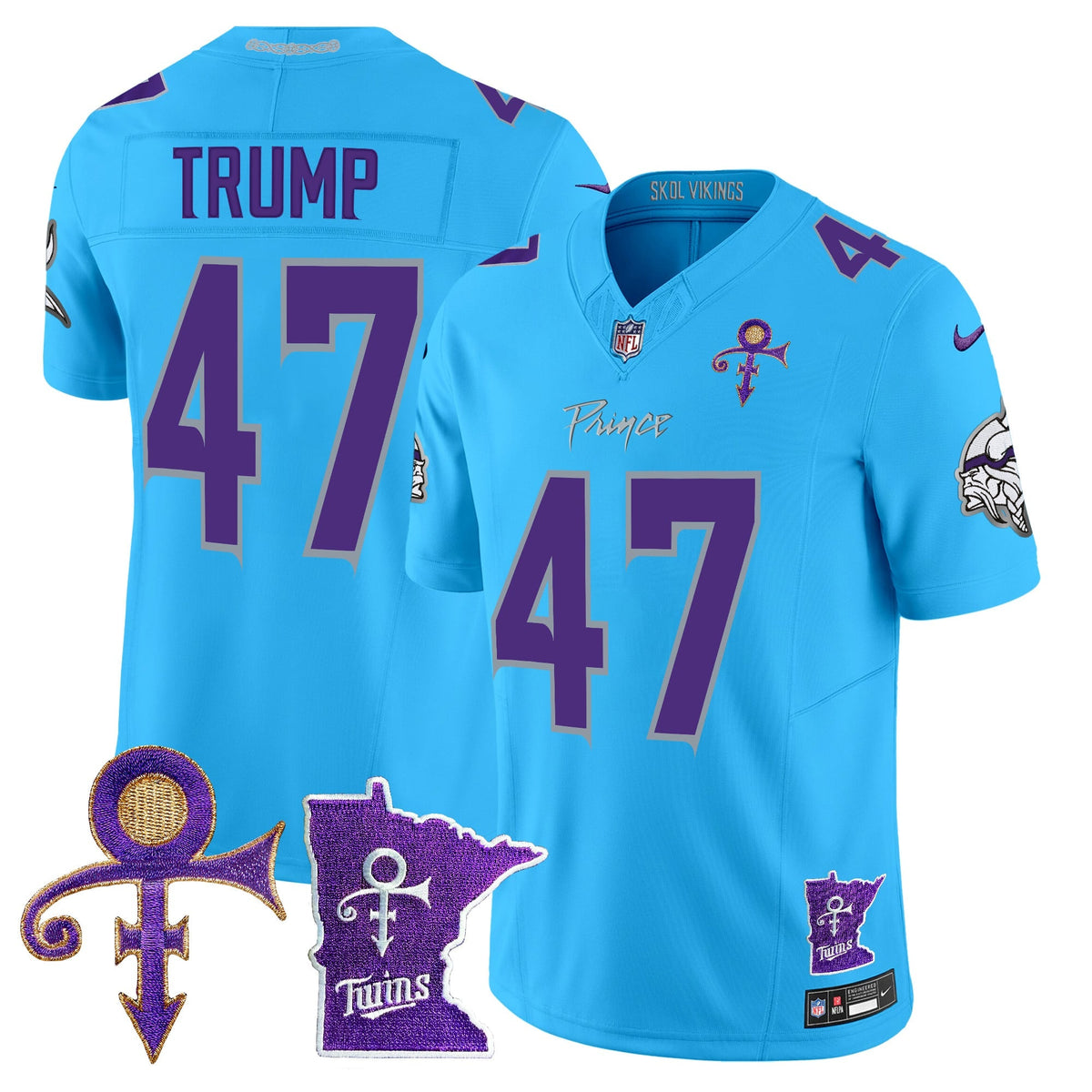 Men's Minnesota Vikings 2024 Prince Vapor Limited Jersey V2 - All Stitched