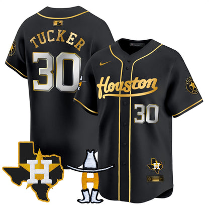 Men's Houston Astros Houston Rodeo Patch Vapor Premier Limited Jersey - All Stitched