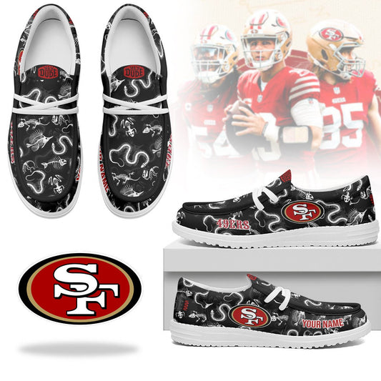 Men's San Francisco 49ers Halloween Hey Dude Shoes