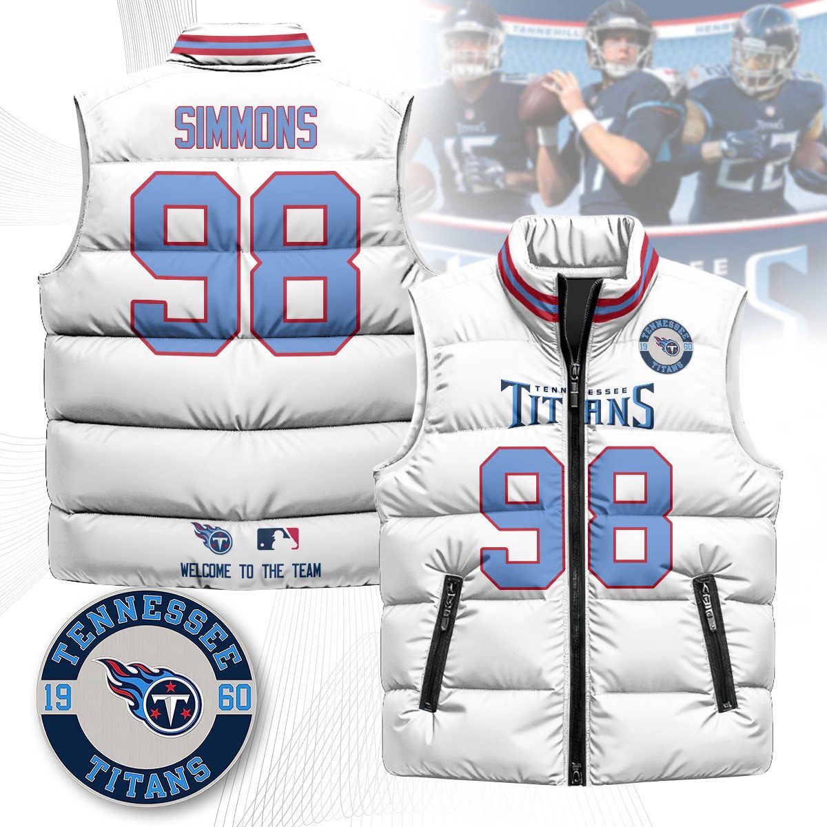 TEN Unisex Puffer Vest