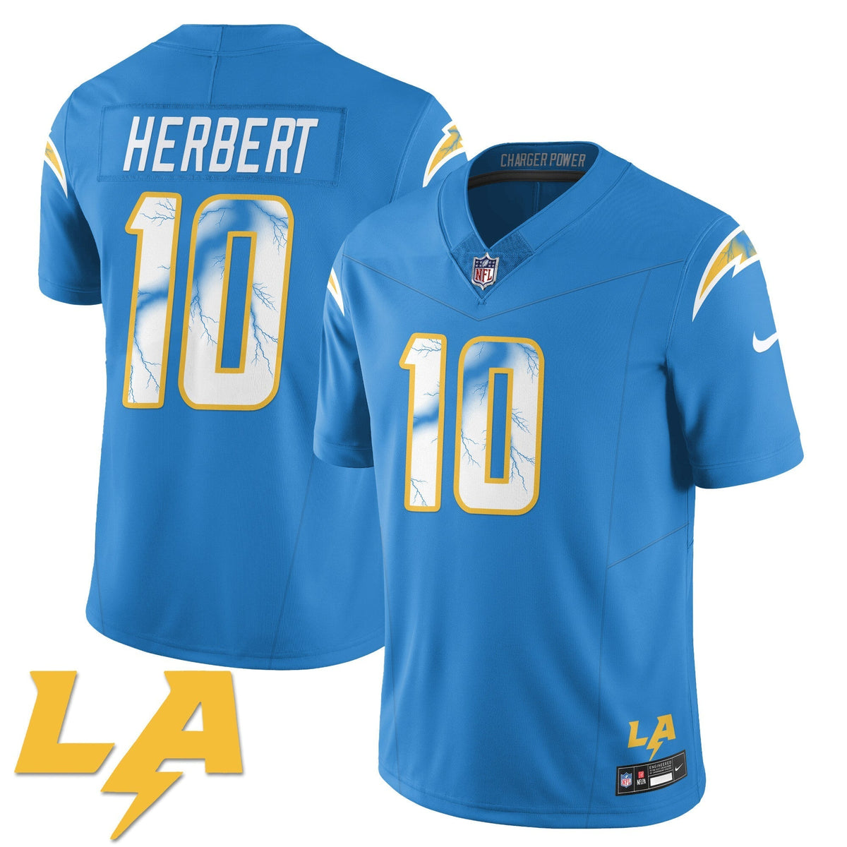 Los Angeles Chargers Rivarly Concept Jersey - All Stitched