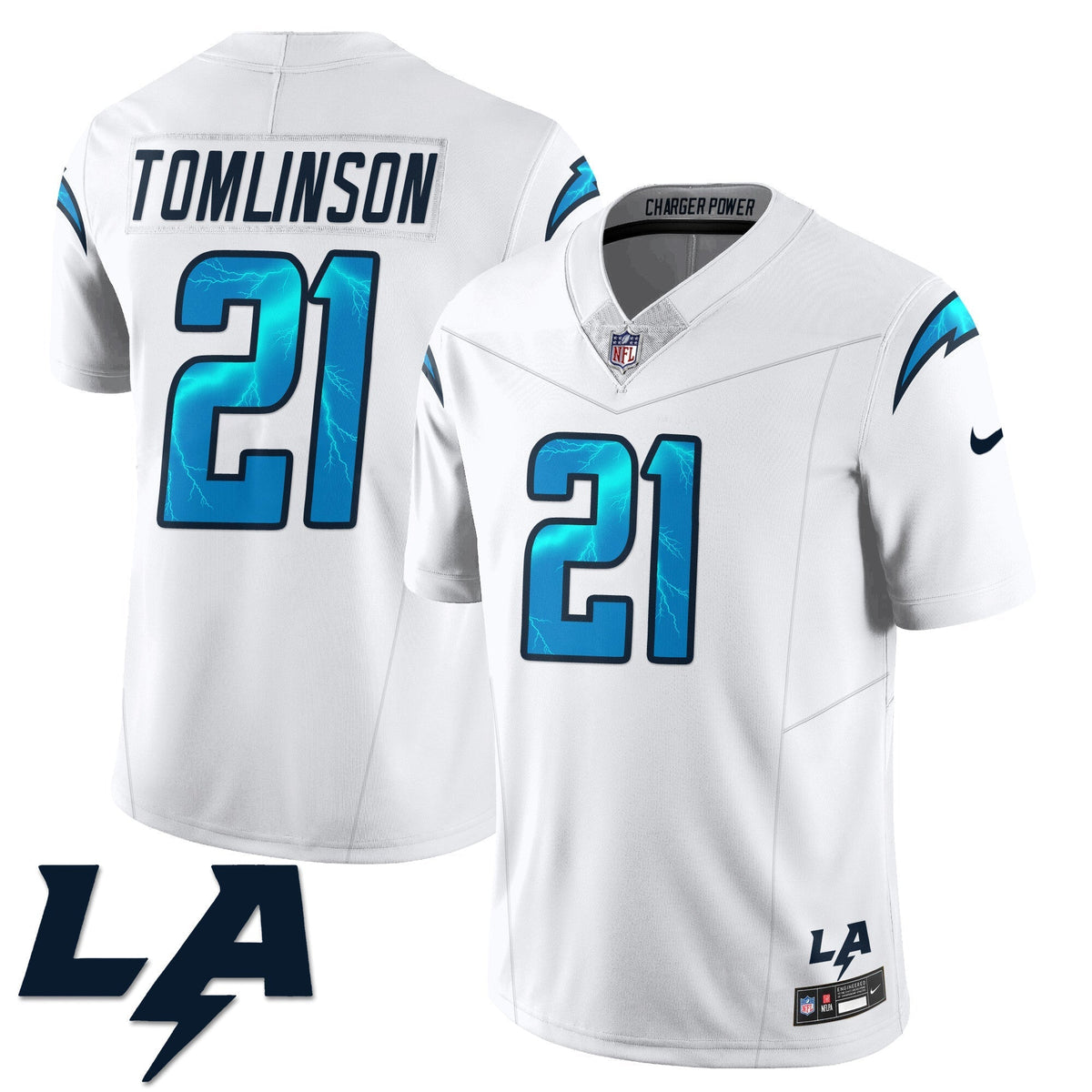 Los Angeles Chargers Rivarly Concept Jersey - All Stitched