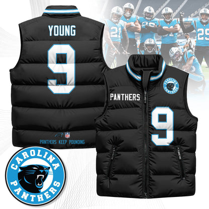 Carolina Panthers Unisex Puffer Vest