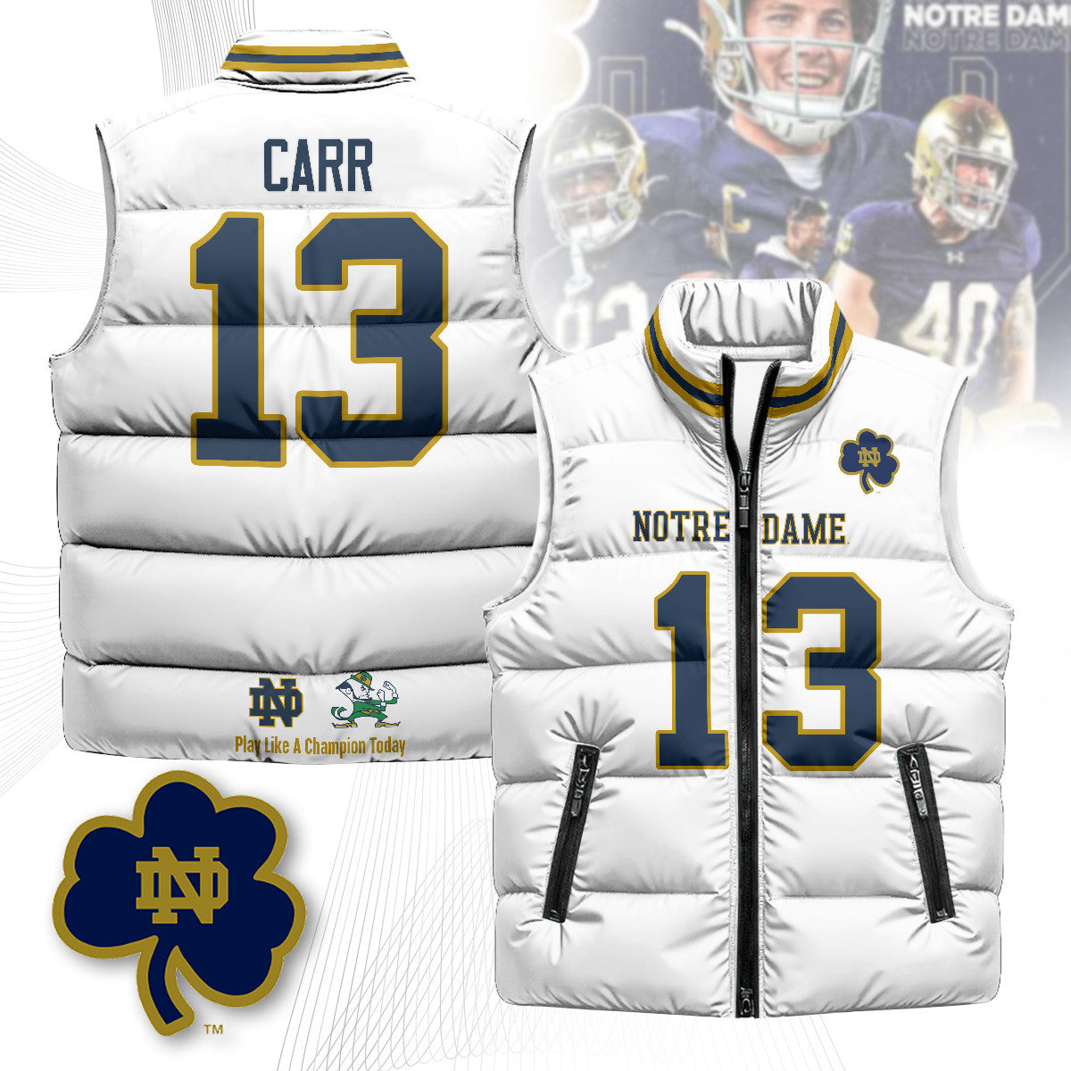 Notre Dame Fighting Irish Unisex Puffer Vest