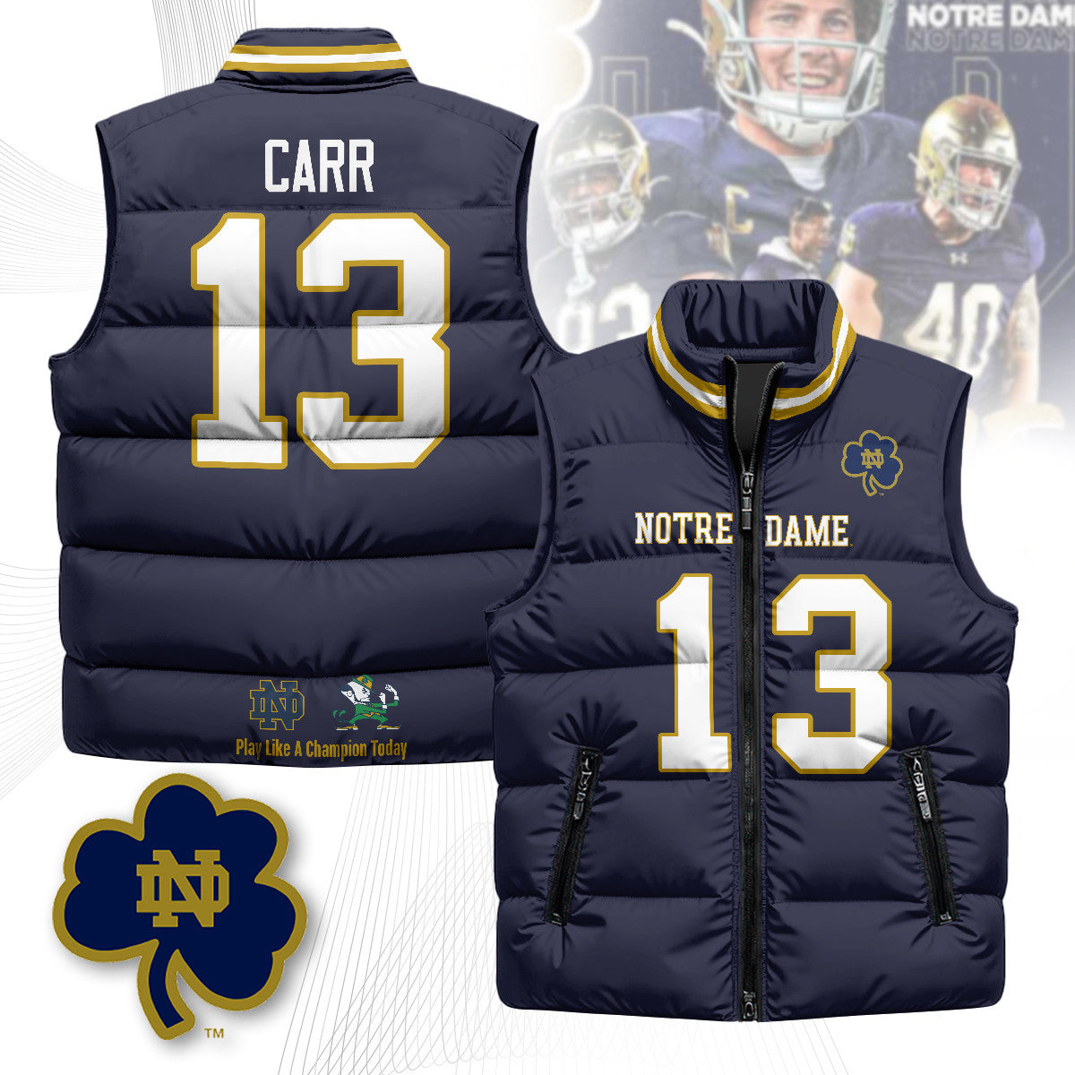 Notre Dame Fighting Irish Unisex Puffer Vest