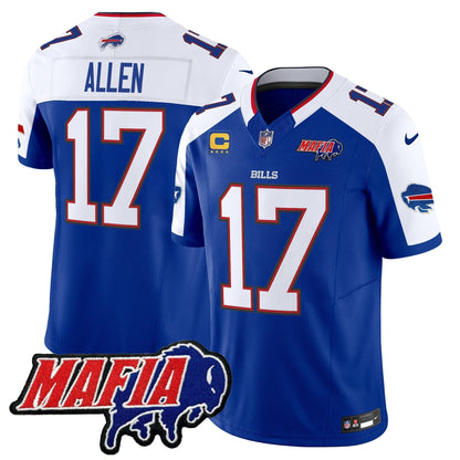 BUF 2025 Bills Mafia Patch Vapor Limited Jersey - Stitched