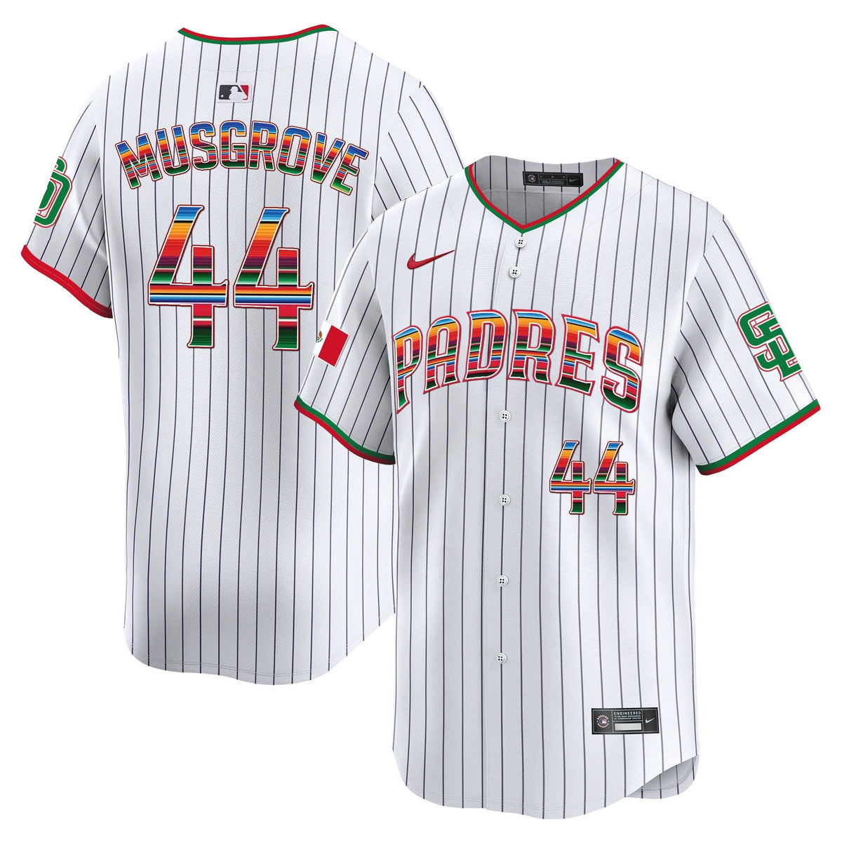 Men's San Diego Padres Mexico Premier Limited Jersey - All Stitched
