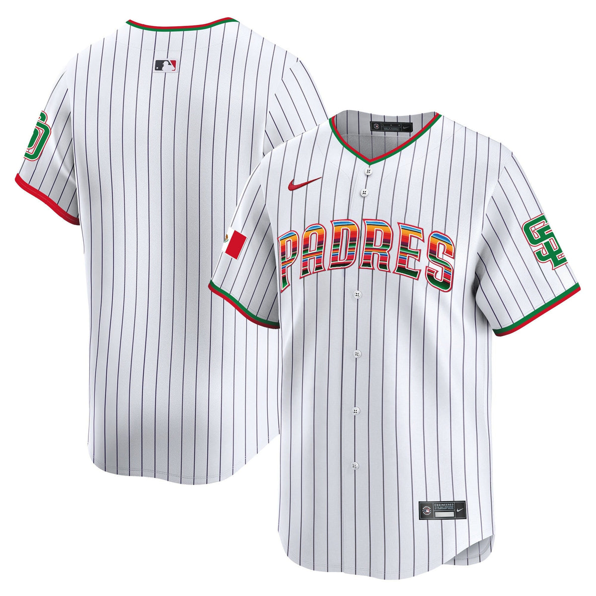 Men's San Diego Padres Mexico Premier Limited Jersey - All Stitched