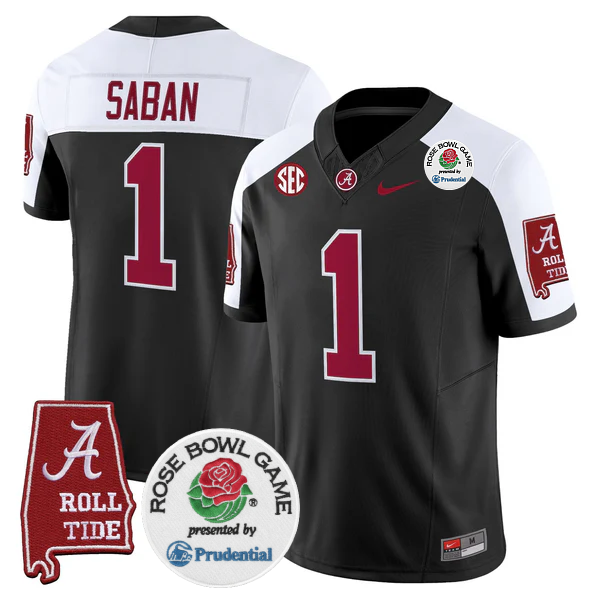 BAMA 2025 Rose Bowl Vapor Limited Jersey - Stitched