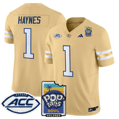 GTYJ 2025 PopTarts Bowl Patch Vapor Limited Jersey - Stitched
