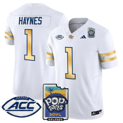 GTYJ 2025 PopTarts Bowl Patch Vapor Limited Jersey - Stitched