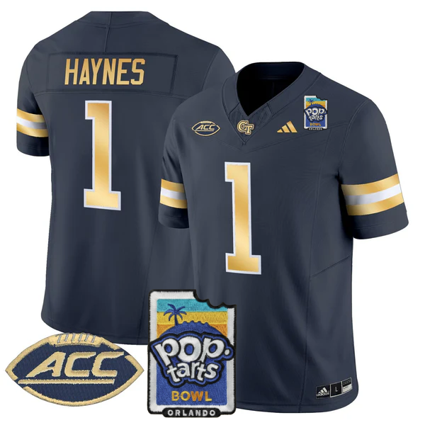 GTYJ 2025 PopTarts Bowl Patch Vapor Limited Jersey - Stitched