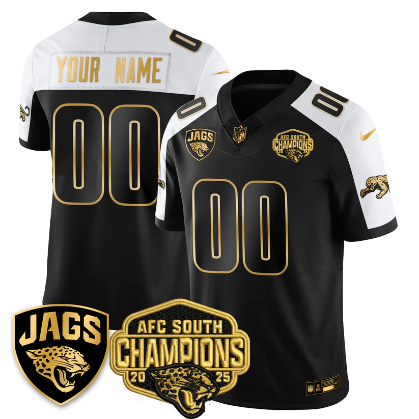 Custom DET AFC South Division Champions Vapor Limited Throwback Jersey - Stitched