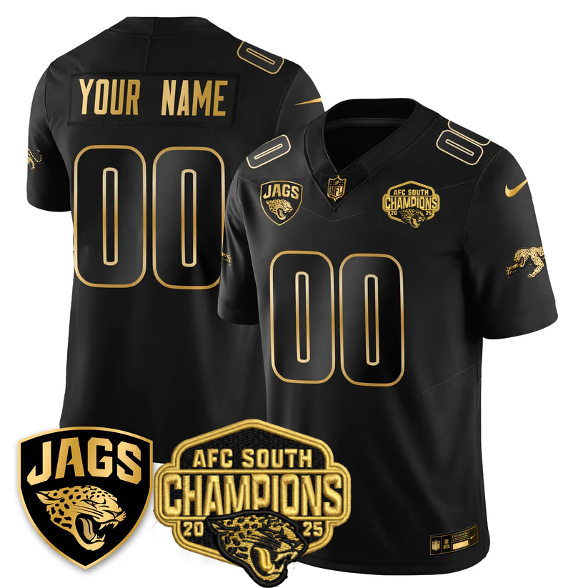 Custom DET AFC South Division Champions Vapor Limited Throwback Jersey - Stitched