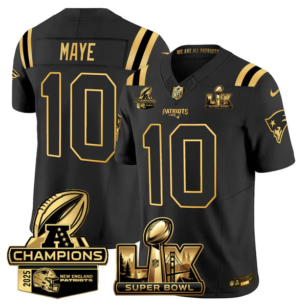 NE 2025 AFC Champions Vapor Limited Jersey N1 - Stitched