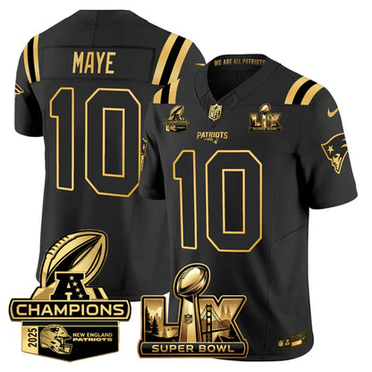 NE 2025 AFC Champions Vapor Limited Jersey N1 - Stitched