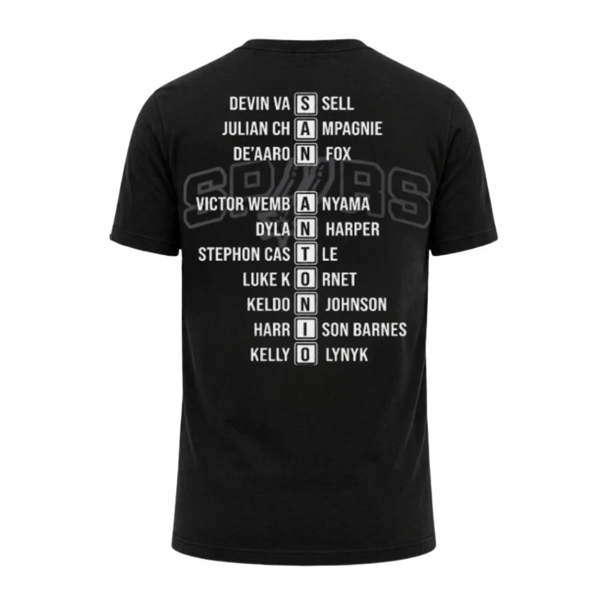 San Antonio Spurs 2026 Western Conference Champions Black Printed T-Shirt